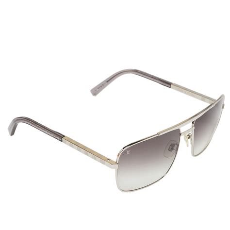 LOUIS VUITTON Attitude Sunglasses Z0260U Silver